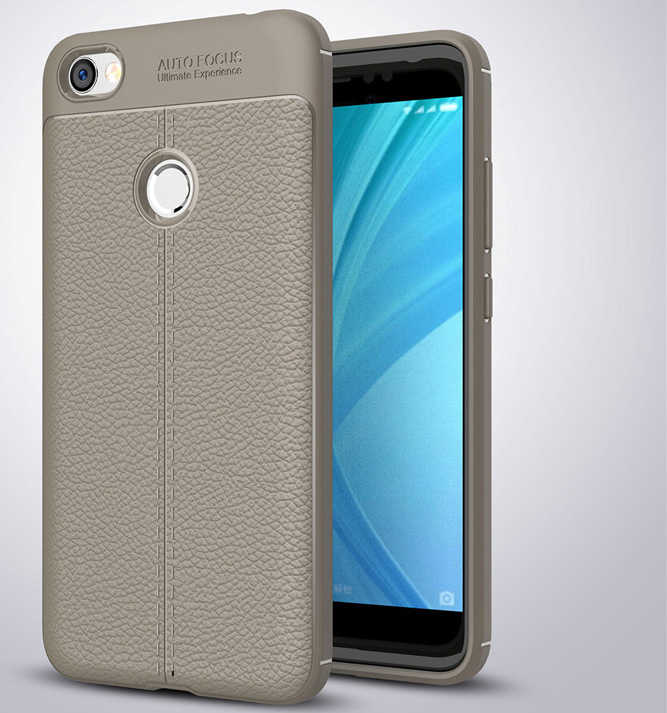 Xiaomi Redmi Note 5A Kılıf Zore Niss Silikon Kapak - Gri