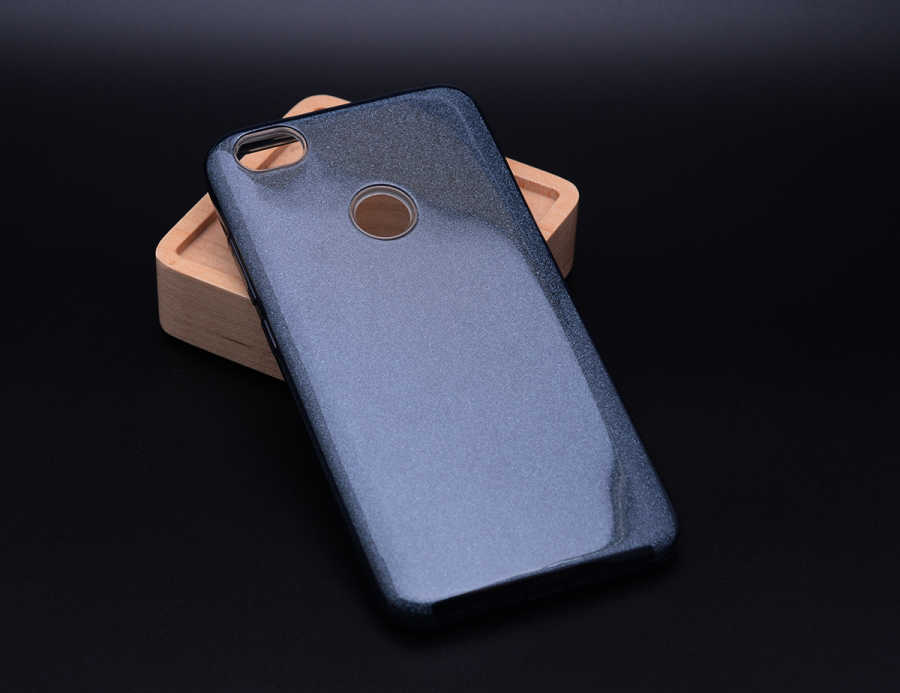 Xiaomi Redmi Note 5A Kılıf Zore Shining Silikon - Siyah