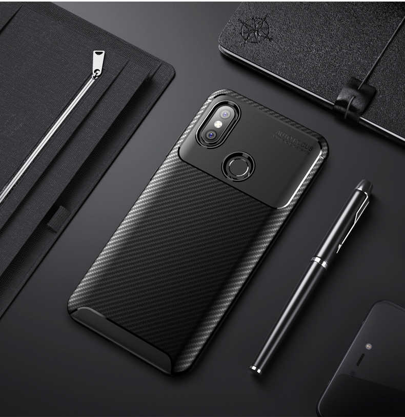 Xiaomi Redmi Note 6 Pro Kılıf Zore Negro Silikon Kapak - Siyah