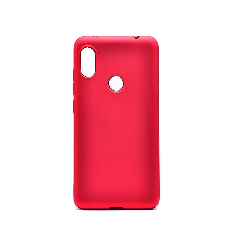 Xiaomi Redmi Note 6 Pro Kılıf Zore Premier Silikon Kapak - Kırmızı
