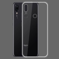 Xiaomi Redmi Note 7 Kılıf Zore Süper Silikon Kapak Renksiz