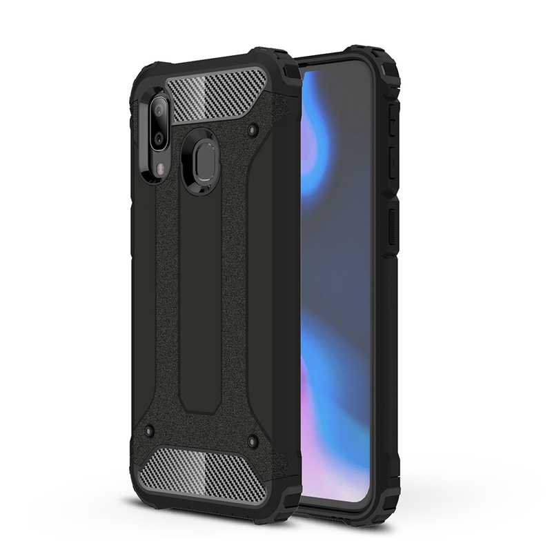 Xiaomi Redmi Note 7 Kılıf Zore Crash Silikon Kapak - Siyah