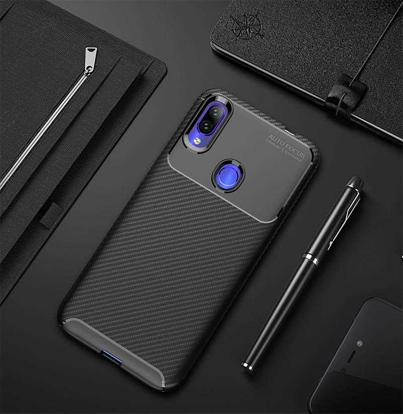 Xiaomi Redmi Note 7 Kılıf Zore Negro Silikon Kapak - Siyah