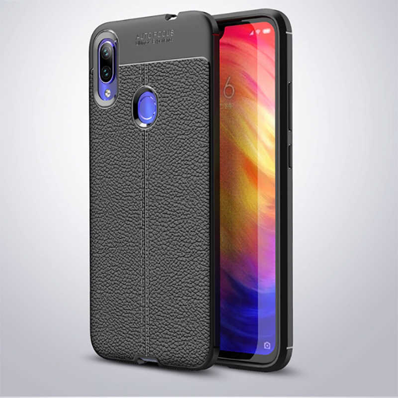 Xiaomi Redmi Note 7 Kılıf Zore Niss Silikon Kapak - Siyah