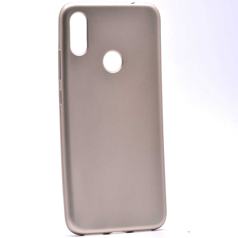 Xiaomi Redmi Note 7 Kılıf Zore Premier Silikon Kapak - Gold