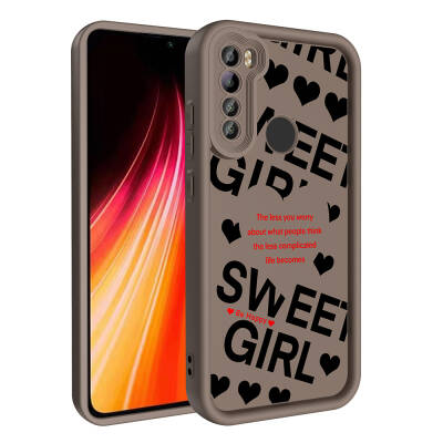 Xiaomi Redmi Note 8 Case Camera Protected Printed Back Surface Zore Klas Cover - Zore