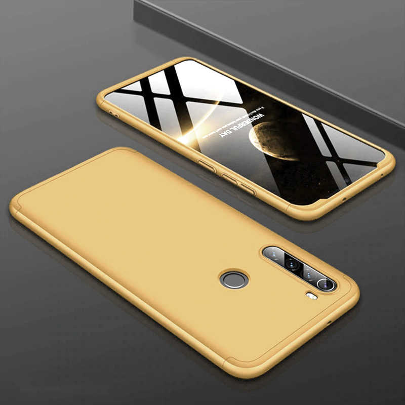 Xiaomi Redmi Note 8 Kılıf Zore Ays Kapak - Gold