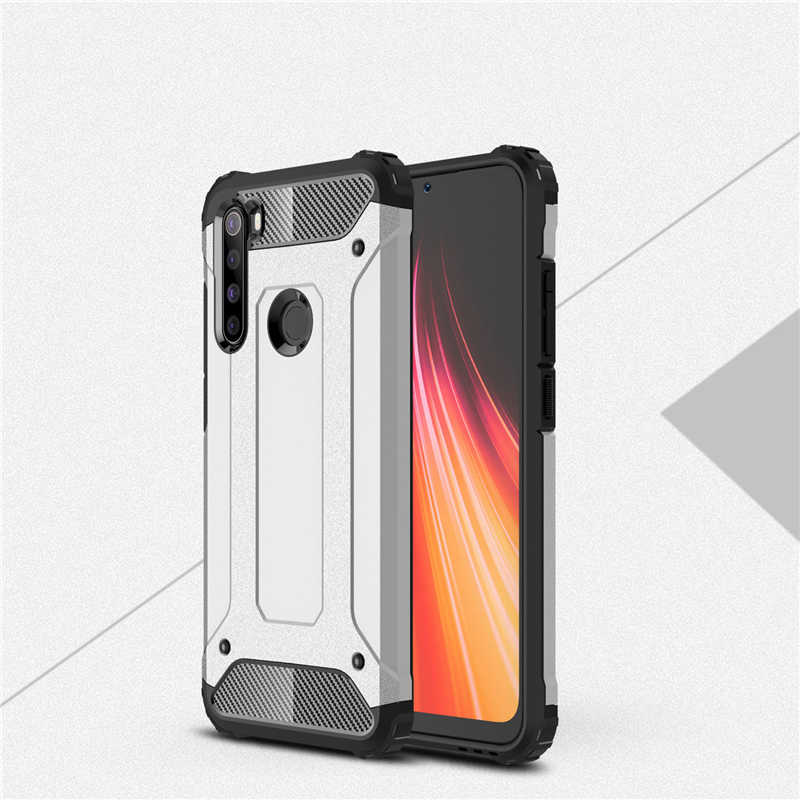 Xiaomi Redmi Note 8 Kılıf Zore Crash Silikon Kapak - Gri
