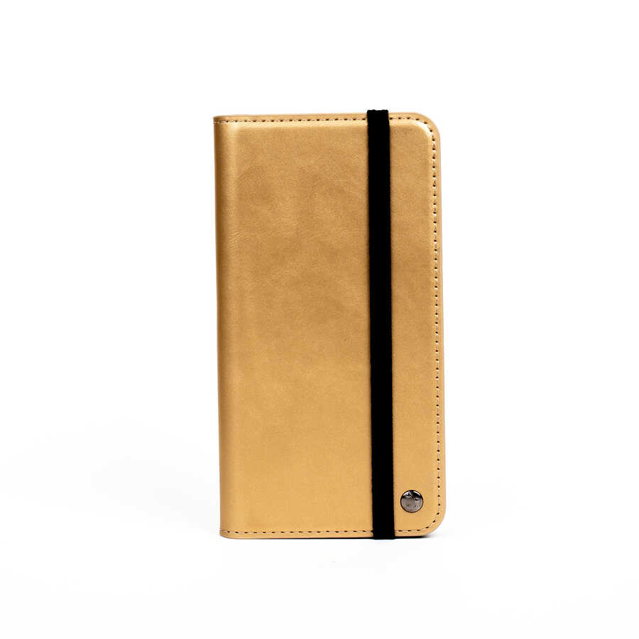 Xiaomi Redmi Note 8 Kılıf Zore Multi Cüzdan Kılıf - Gold