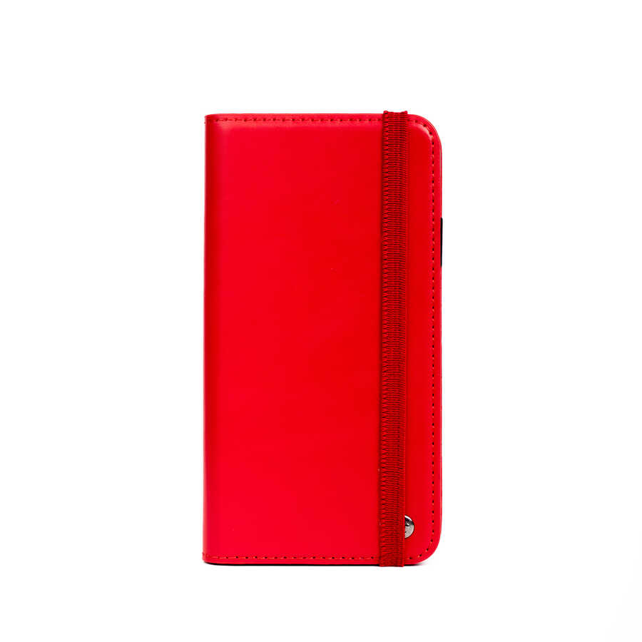 Xiaomi Redmi Note 8 Kılıf Zore Multi Cüzdan Kılıf - Kırmızı