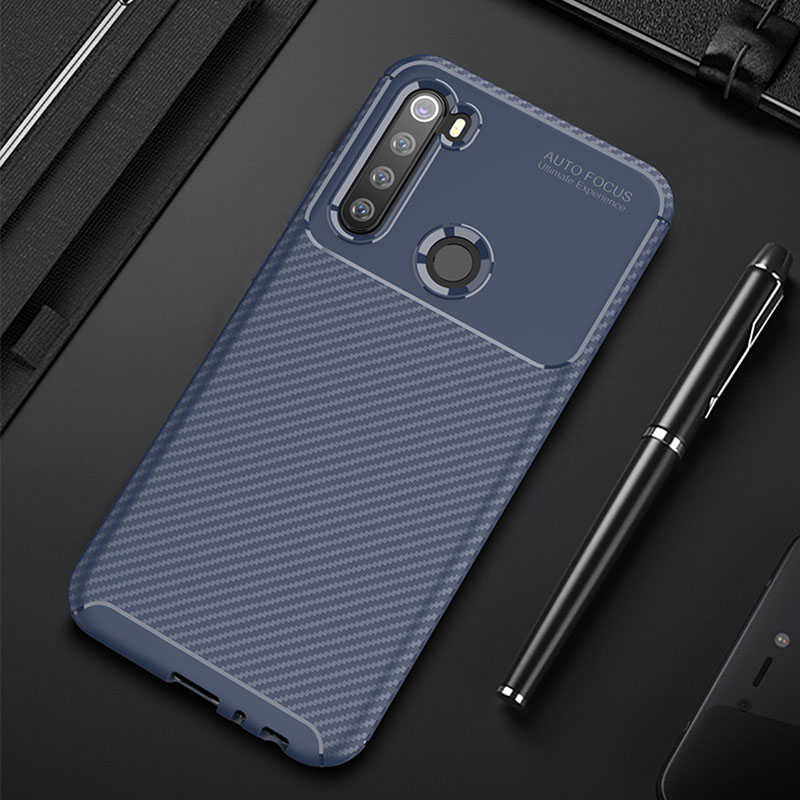 Xiaomi Redmi Note 8 Kılıf Zore Negro Silikon Kapak - Lacivert