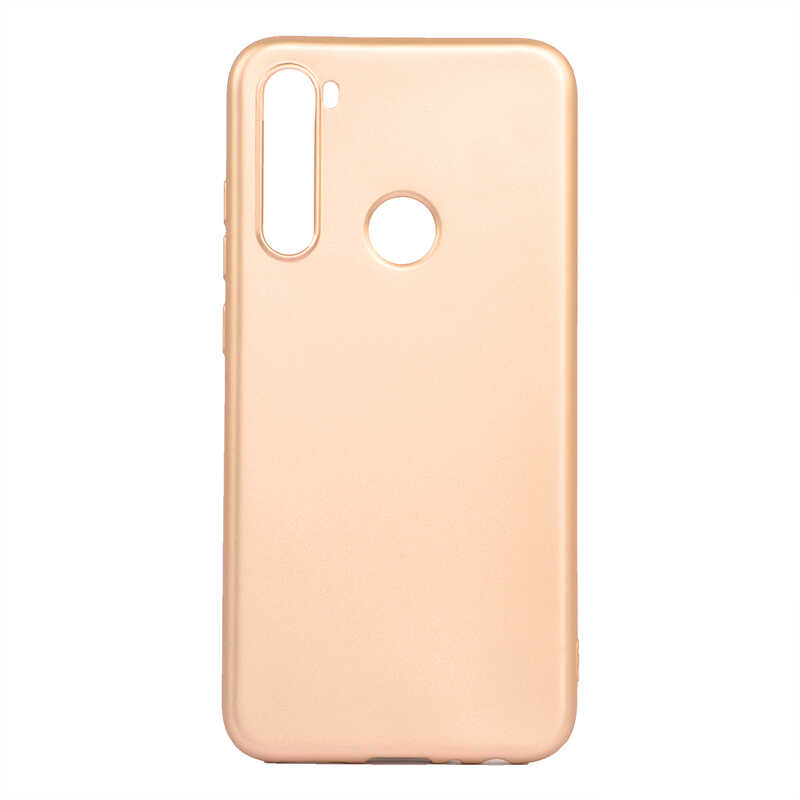 Xiaomi Redmi Note 8 Kılıf Zore Premier Silikon Kapak - Gold