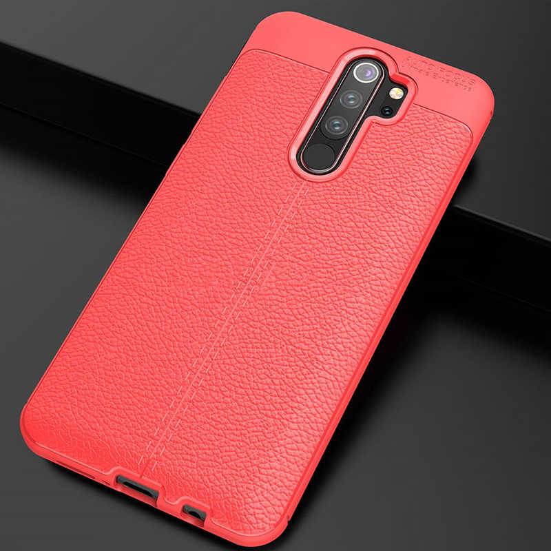 Xiaomi Redmi Note 8 Pro Kılıf Zore Niss Silikon Kapak - Kırmızı
