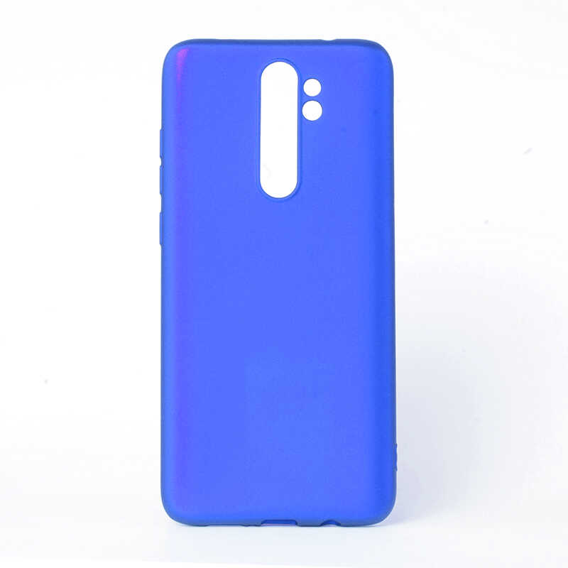 Xiaomi Redmi Note 8 Pro Kılıf Zore Premier Silikon Kapak - Saks Mavi