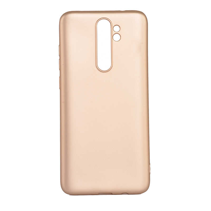 Xiaomi Redmi Note 8 Pro Kılıf Zore Premier Silikon Kapak - Gold