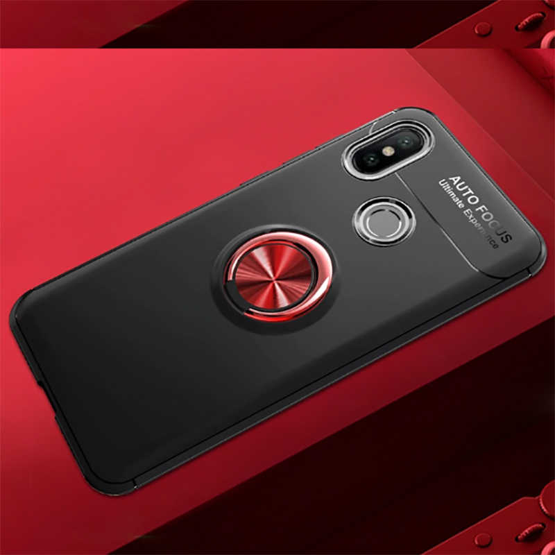 Xiaomi Redmi Note 7 Kılıf Zore Ravel Silikon Kapak - Siyah-Kırmızı