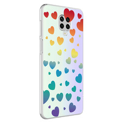 Xiaomi Redmi Note 9 Pro 5G Case Zore M-Blue Patterned Cover - Zore