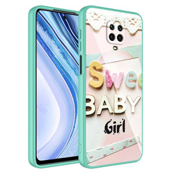 Xiaomi Redmi Note 9 Pro Kılıf Kamera Korumalı Desenli Sert Silikon Zore Epoksi Kapak - Zore