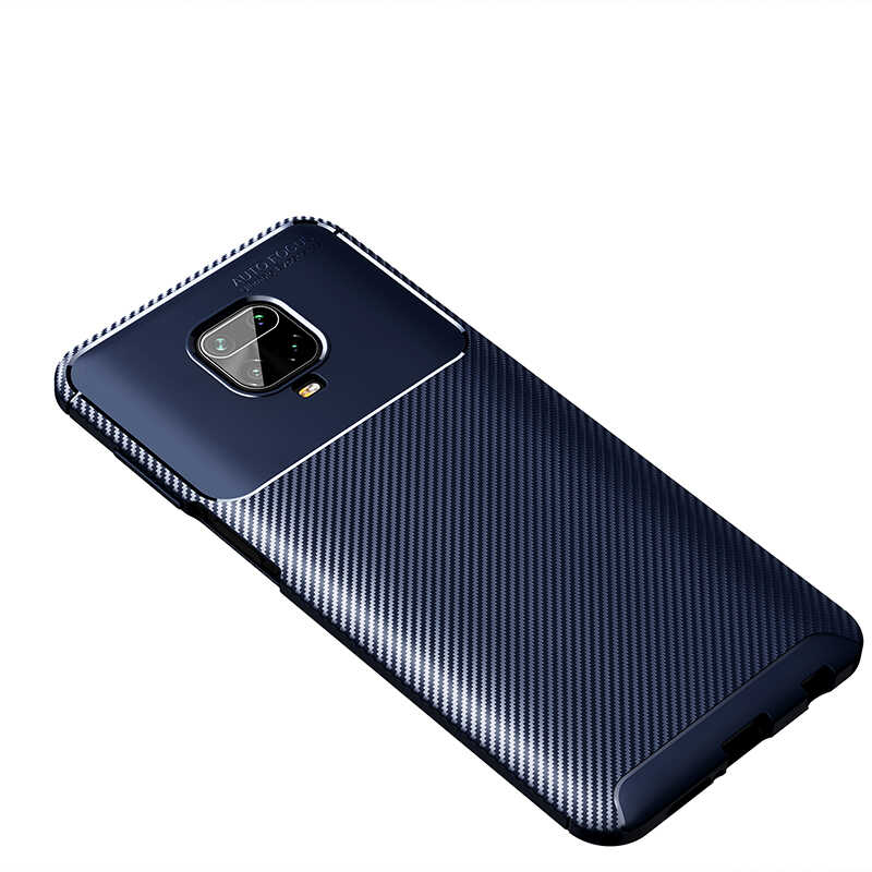 Xiaomi Redmi Note 9 Pro Kılıf Zore Negro Silikon Kapak - Lacivert