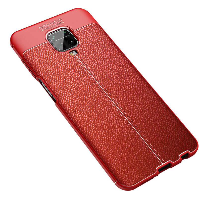 Xiaomi Redmi Note 9 Pro Kılıf Zore Niss Silikon Kapak - Kırmızı