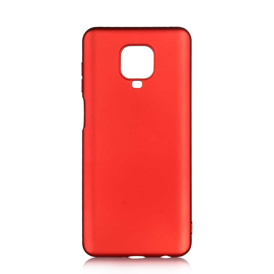 Xiaomi Redmi Note 9 Pro Kılıf Zore Premier Silikon Kapak - Kırmızı
