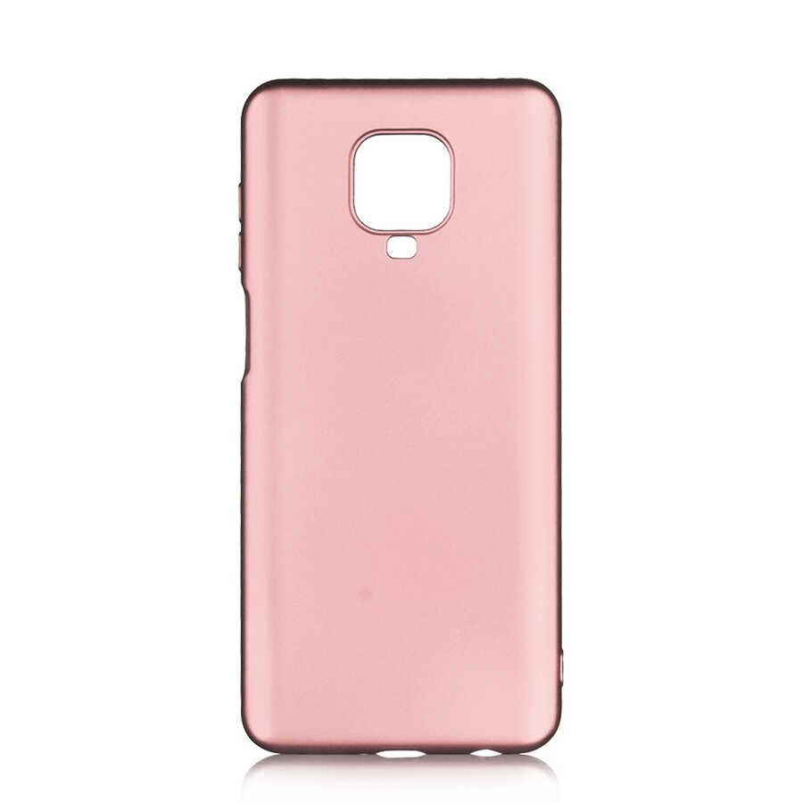 Xiaomi Redmi Note 9 Pro Kılıf Zore Premier Silikon Kapak - Rose Gold