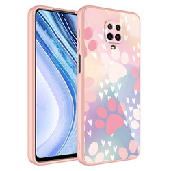 Xiaomi Redmi Note 9S Case Camera Protected Patterned Hard Silicone Zore Epoxy Cover - Zore