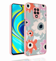 Xiaomi Redmi Note 9S Case Patterned Camera Protection Glossy Zore Nora Cover - Zore