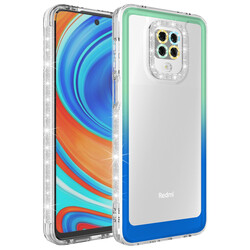 Xiaomi Redmi Note 9S Case Silvery and Color Transition Design Lens Protected Zore Park Cover - Zore