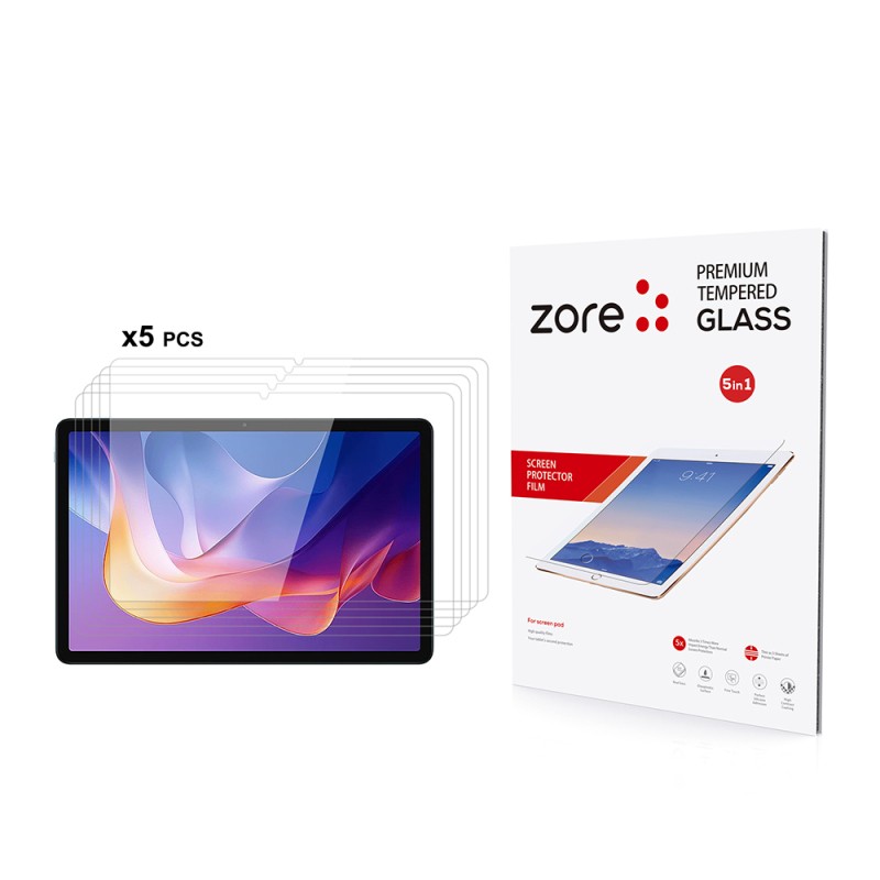Xiaomi Redmi Pad 2 Zore 5in1 Tablet Tempered Glass Screen Protector - 1