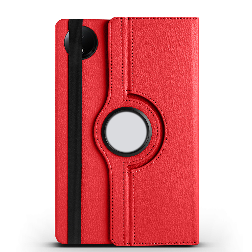 Xiaomi Redmi Pad SE 8.7 Zore Dönebilen Standlı Kılıf - Kırmızı