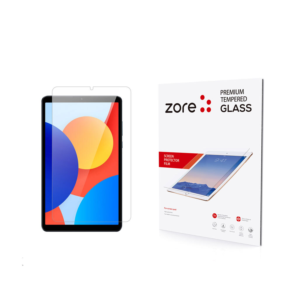 Xiaomi Redmi Pad SE 8.7 Zore Tablet Temperli Cam Ekran Koruyucu - Şeffaf