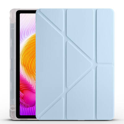 Xiaomi Redmi Pad SE Kılıf Zore Tri Folding Kalem Bölmeli Standlı Kılıf - Zore