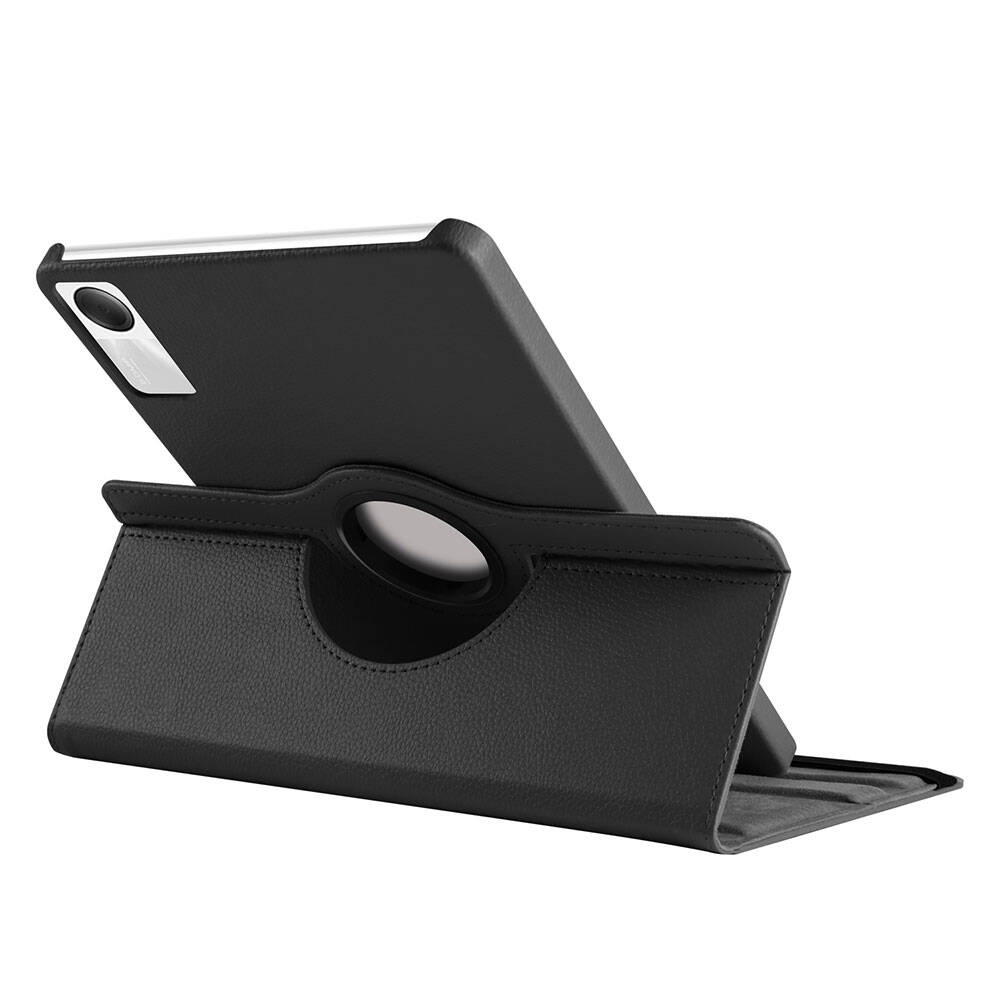 Xiaomi Redmi Pad SE Zore Dönebilen Standlı Kılıf - Siyah