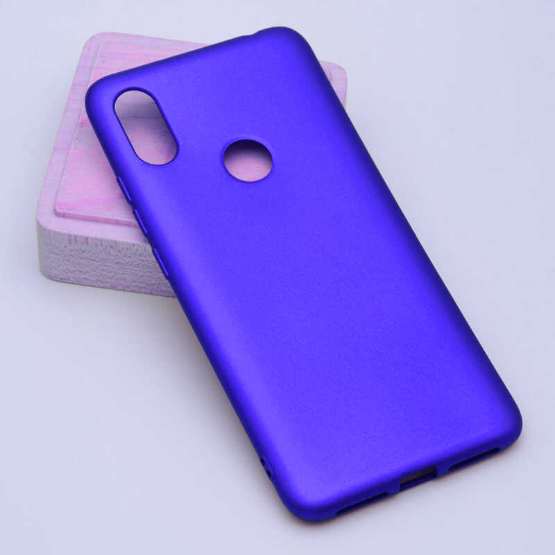 Xiaomi Redmi S2 Kılıf Zore Premier Silikon Kapak - Saks Mavi