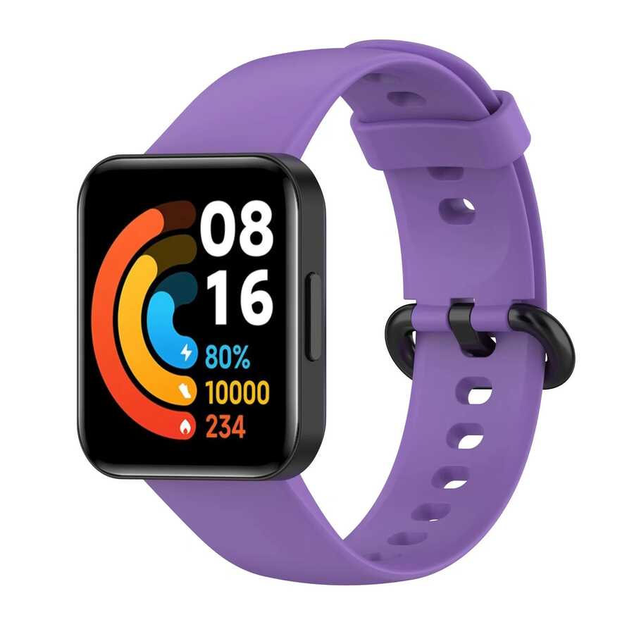 Xiaomi Redmi Watch 2 Lite Zore Klasik Kordon - Lila