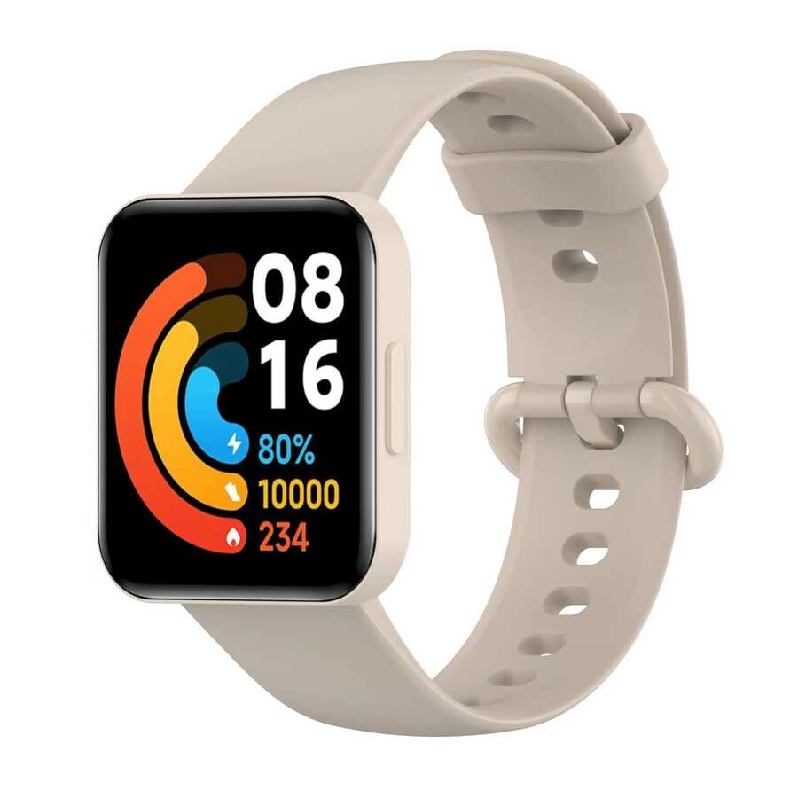 Xiaomi Redmi Watch 2 Lite Zore Klasik Kordon - Krem