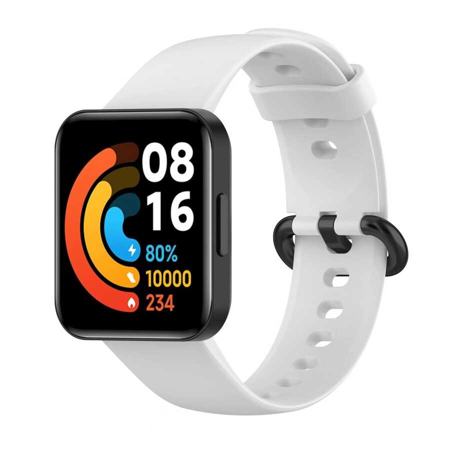 Xiaomi Redmi Watch 2 Lite Zore Klasik Kordon - Beyaz