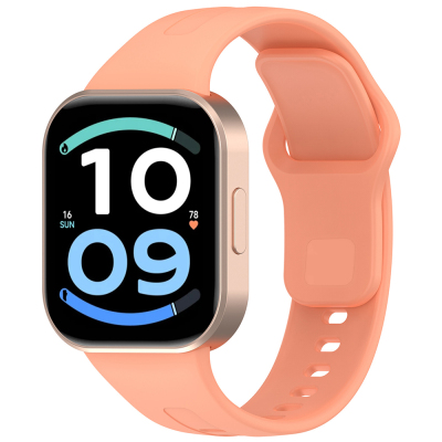 Xiaomi Redmi Watch 6 Classic Silicone Strap Koyu Pembe