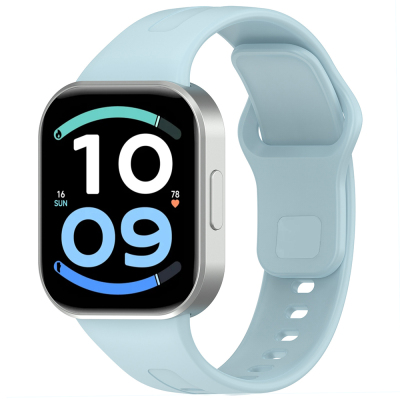 Xiaomi Redmi Watch 6 Klasik Kordon Silikon Strap Kayış Açık Mavi