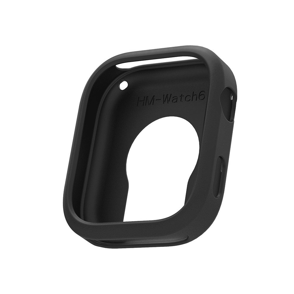 Xiaomi Redmi Watch 6 Yumuşak TPU Silikon Kasa Koruyucu Zore Watch Gard 41 - Siyah