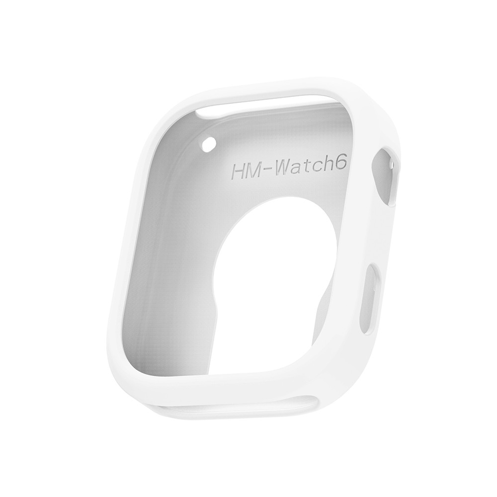 Xiaomi Redmi Watch 6 Yumuşak TPU Silikon Kasa Koruyucu Zore Watch Gard 41 - Beyaz