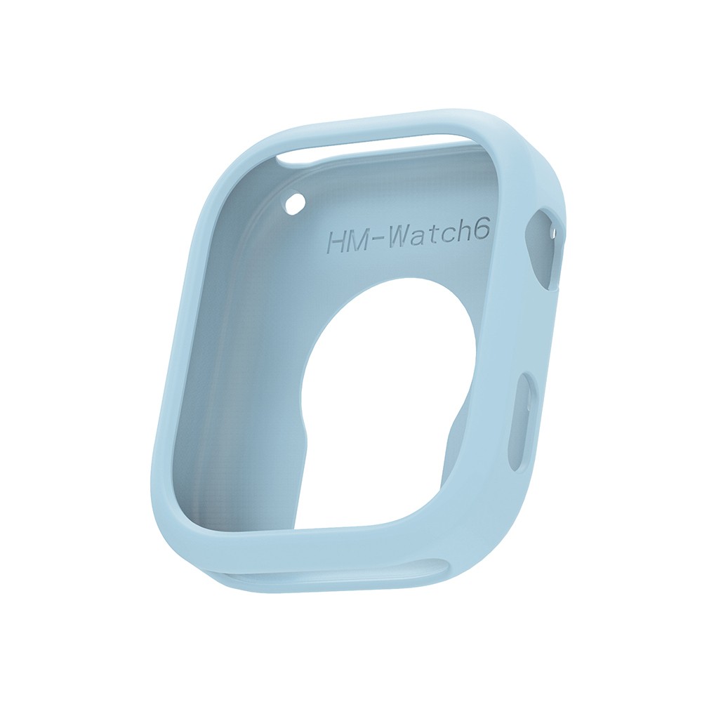 Xiaomi Redmi Watch 6 Yumuşak TPU Silikon Kasa Koruyucu Zore Watch Gard 41 - Açık Mavi