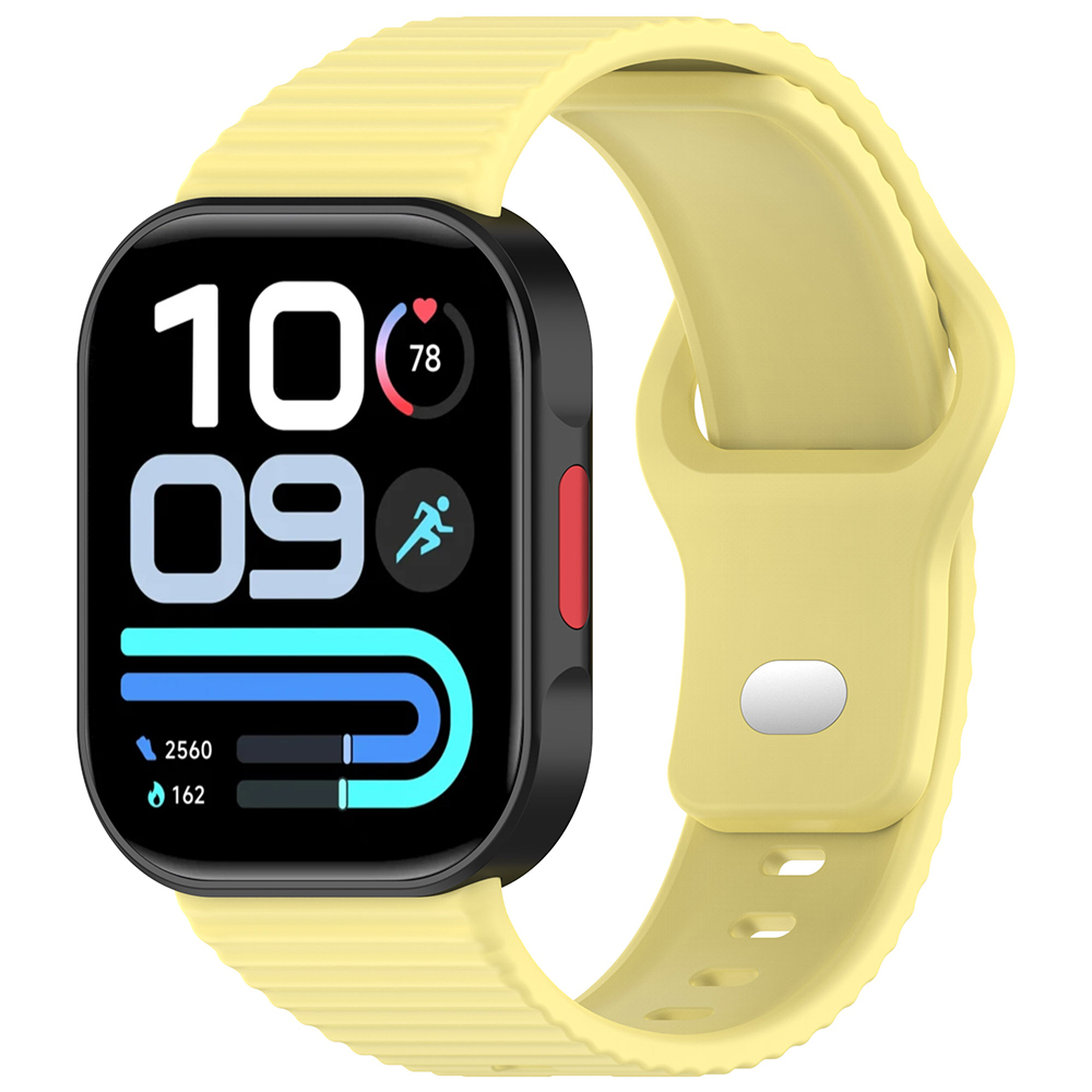 Xiaomi Redmi Watch 6 Zore KRD-164 Silikon Kordon - Sarı