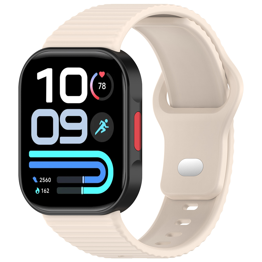Xiaomi Redmi Watch 6 Zore KRD-164 Silikon Kordon - Starlight