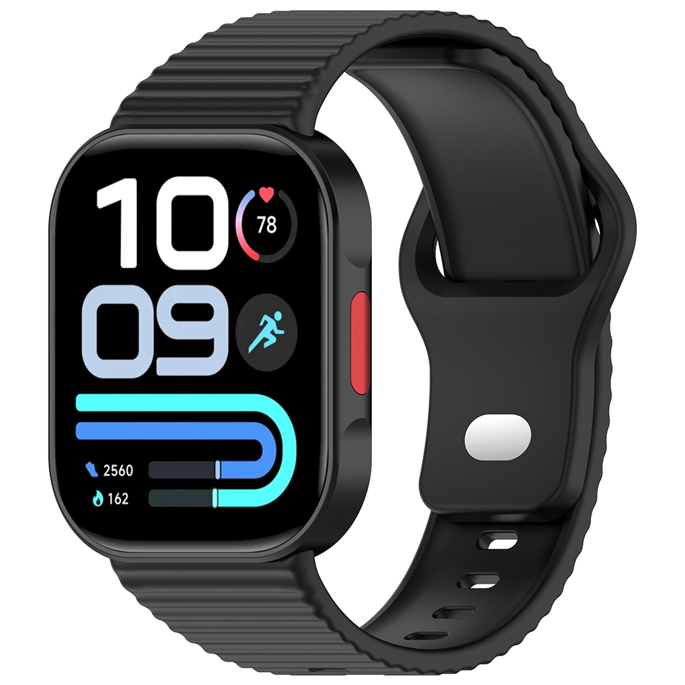 Xiaomi Redmi Watch 6 Zore KRD-164 Silikon Kordon - Siyah