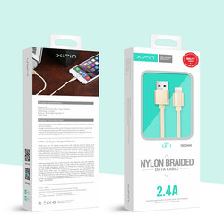 Xipin LX11 Lightning Gold Usb Kablo - Xipin