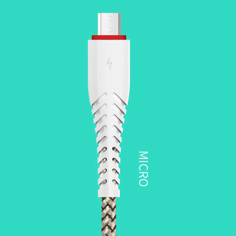 Xipin LX18 Usb Micro Kablo 1.2M - Beyaz