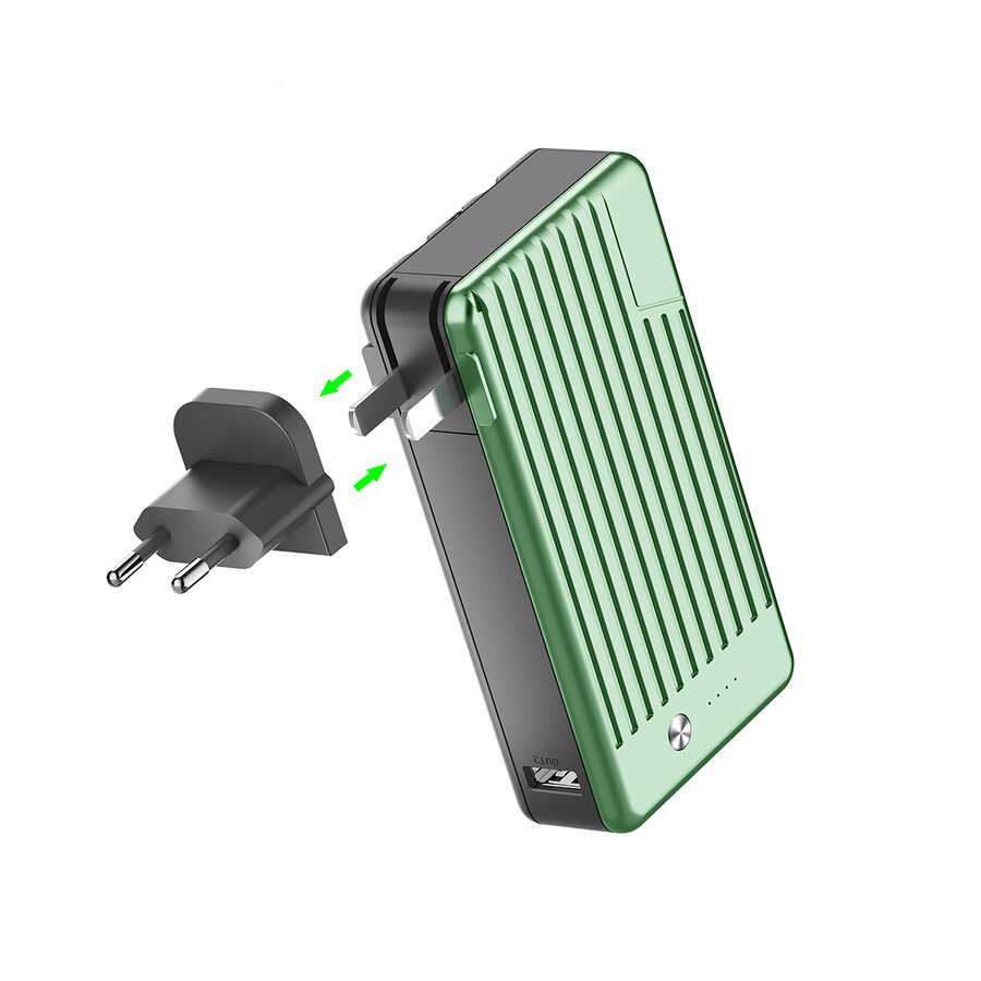 Xipin T106 10000 Mah Powerbank - Yeşil