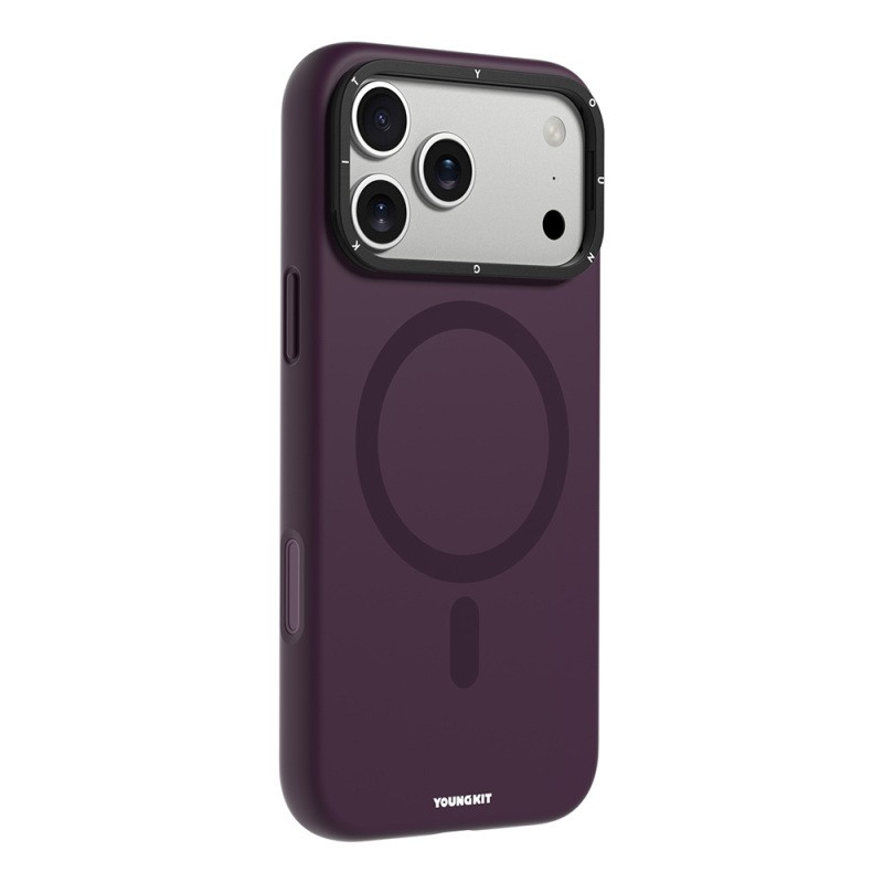 Youngkit Bitty Cream Case for Apple iPhone 18 Pro Max – M-Safe Charging Compatible with Camera Stand - 3